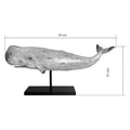 Sperm Whale Ornament - White